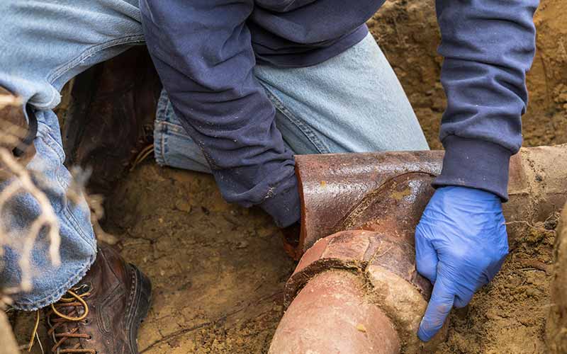 Pitch Fibre Pipe Repair